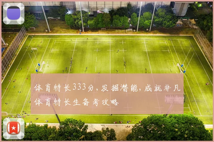 体育特长333分,发掘潜能,成就非凡体育特长生备考攻略